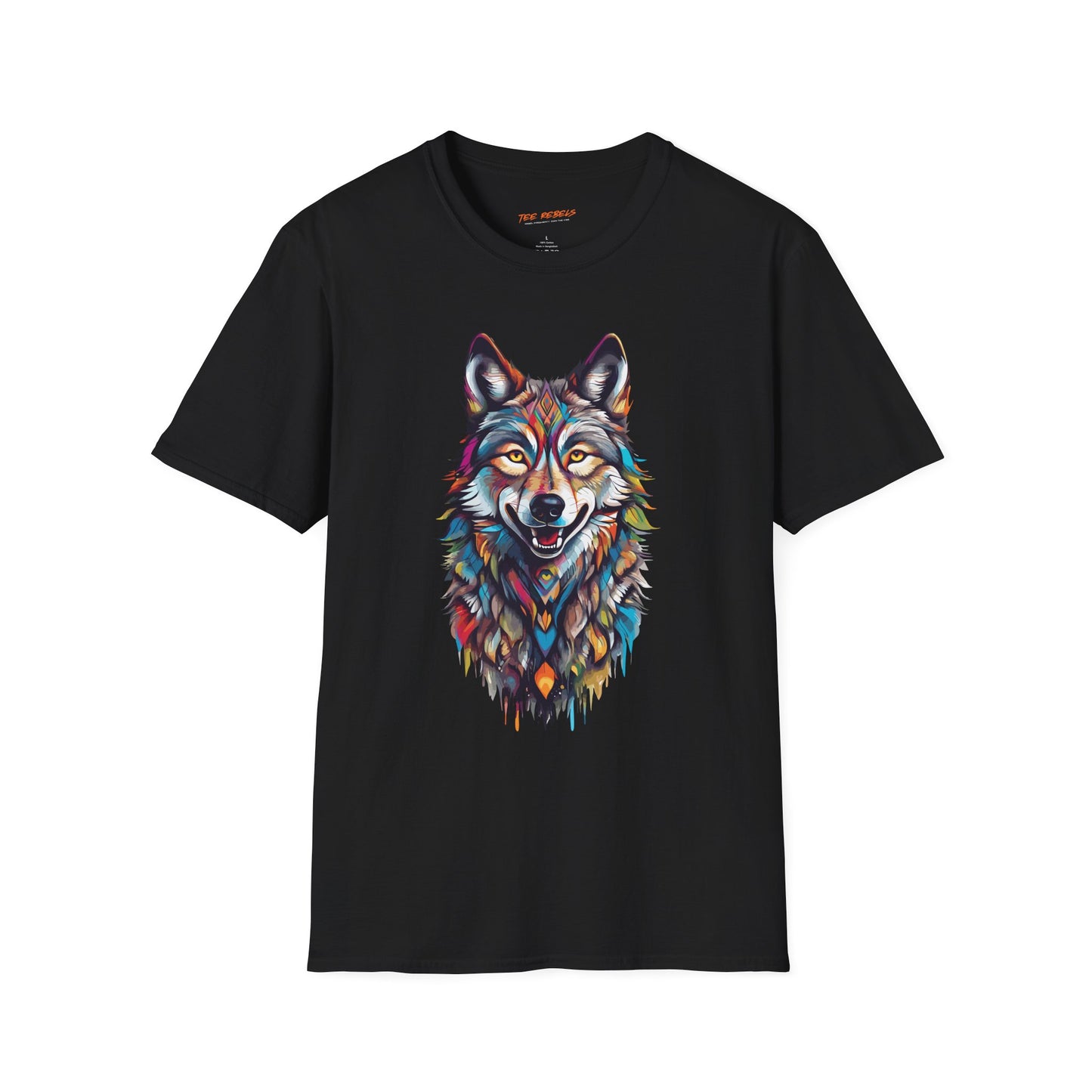 Psychedelic Wolf Unisex T-Shirt | Wolf Rebel Frequency