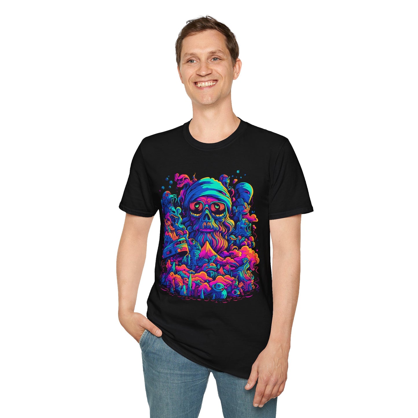 Psychedelic Sailor Man Unisex T-Shirt | Sailor Rebel Frequency