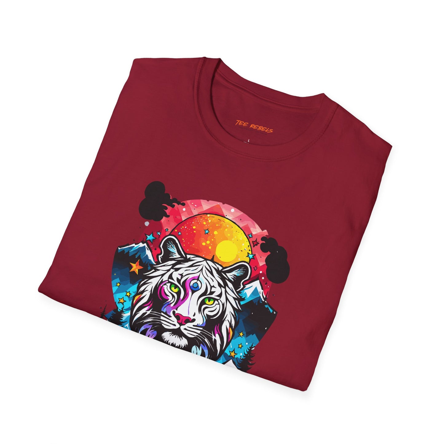 Mystic Tiger Teeshirt | Unisex Softstyle Tee for Nature Lovers | Tiger Frequency