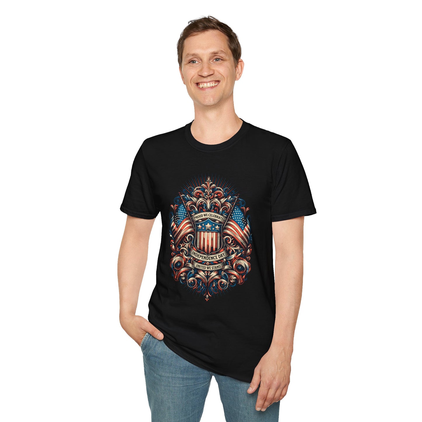 Patriotic Independence Day USA Unisex Streetwear T-Shirt | American Graphic T-Shirt | Patriotic Rebel Frequency