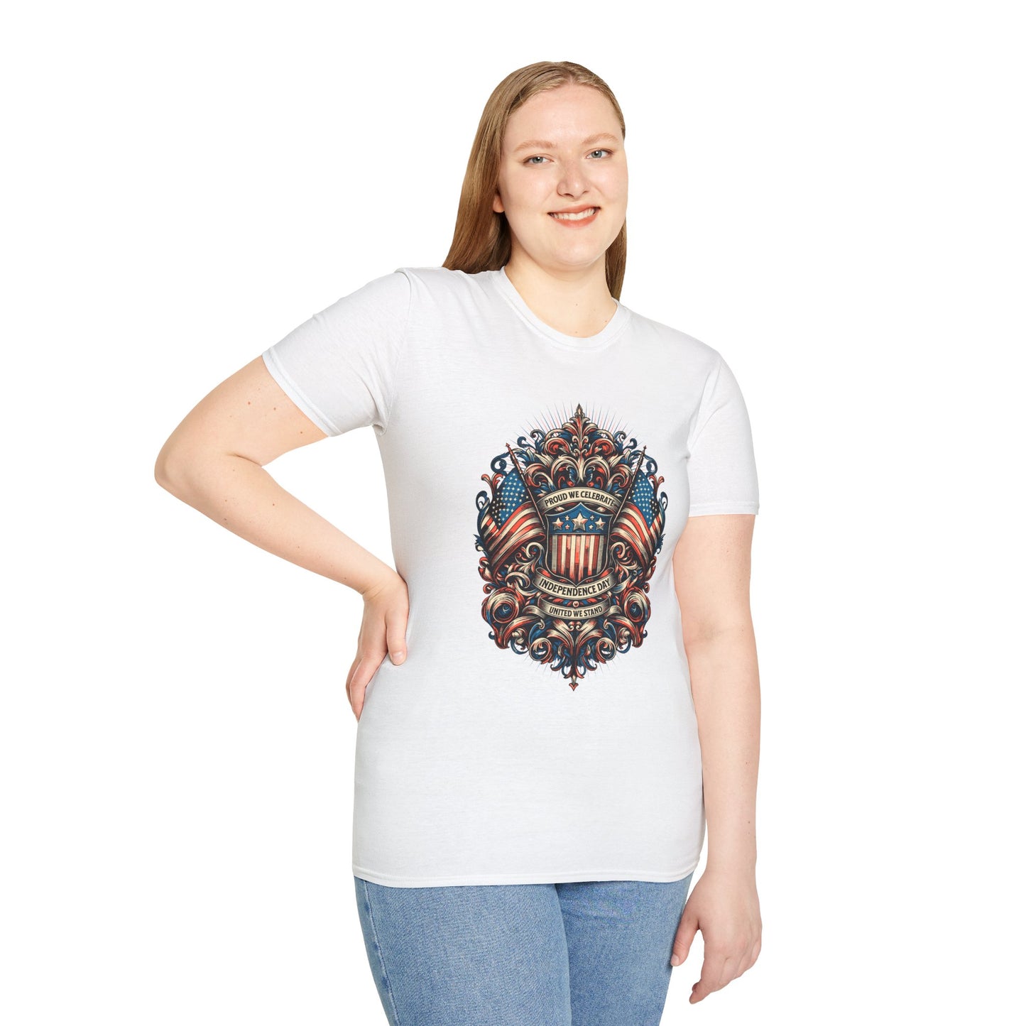 Patriotic Independence Day USA Unisex Streetwear T-Shirt | American Graphic T-Shirt | Patriotic Rebel Frequency