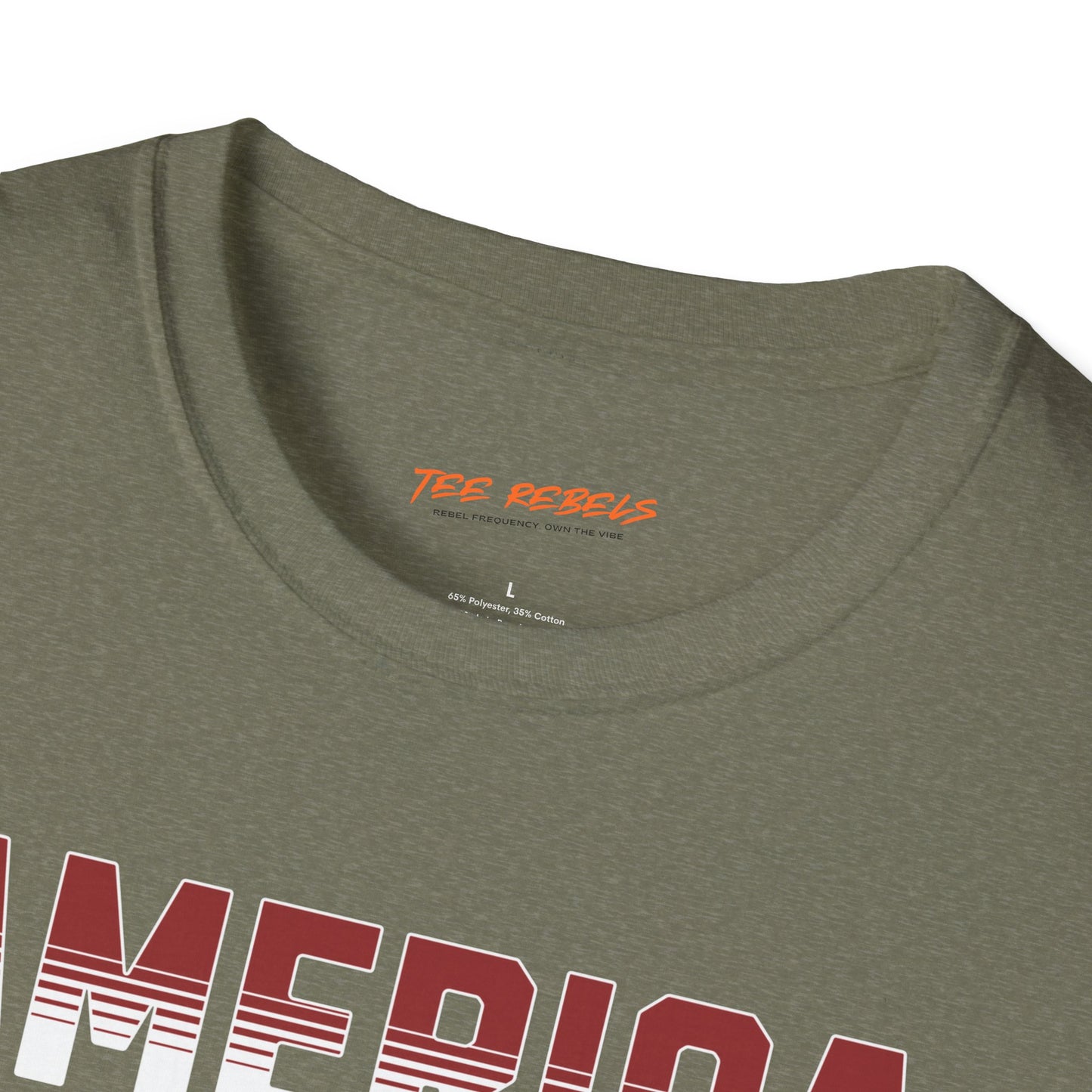 American Blonde Lady Independence Day Unisex Streetwear T-Shirt | America Graphic T-Shirt | Lady Rebel Frequency