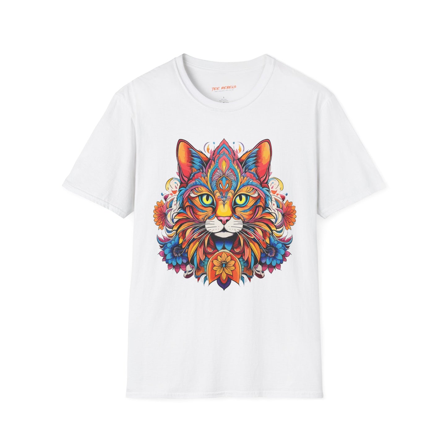 Psychedelic Cat Unisex T-Shirt | Cat Rebel Frequency