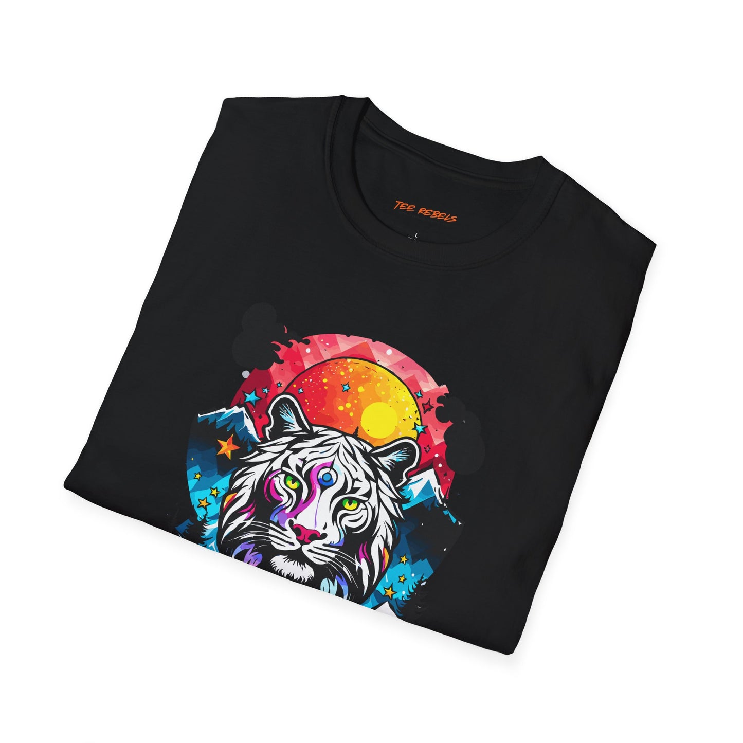 Mystic Tiger Teeshirt | Unisex Softstyle Tee for Nature Lovers | Tiger Frequency