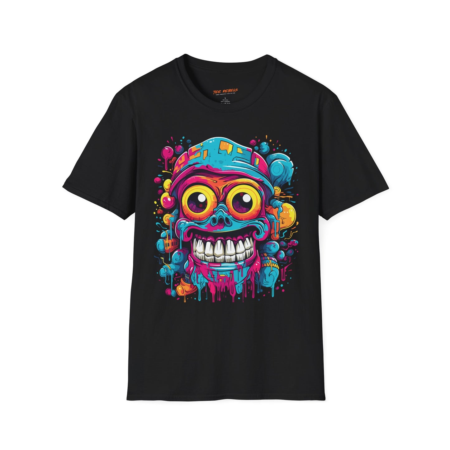 Psychedelic Smiley Eyez Unisex T-Shirt | Smiley Rebel Frequency