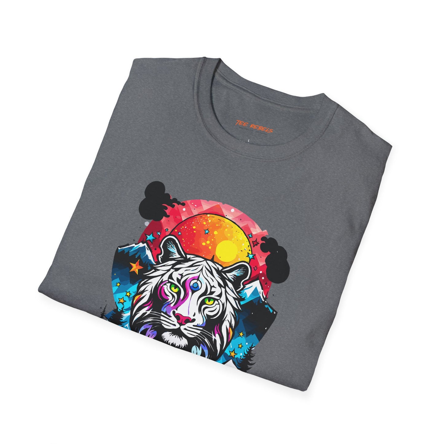 Mystic Tiger Teeshirt | Unisex Softstyle Tee for Nature Lovers | Tiger Frequency
