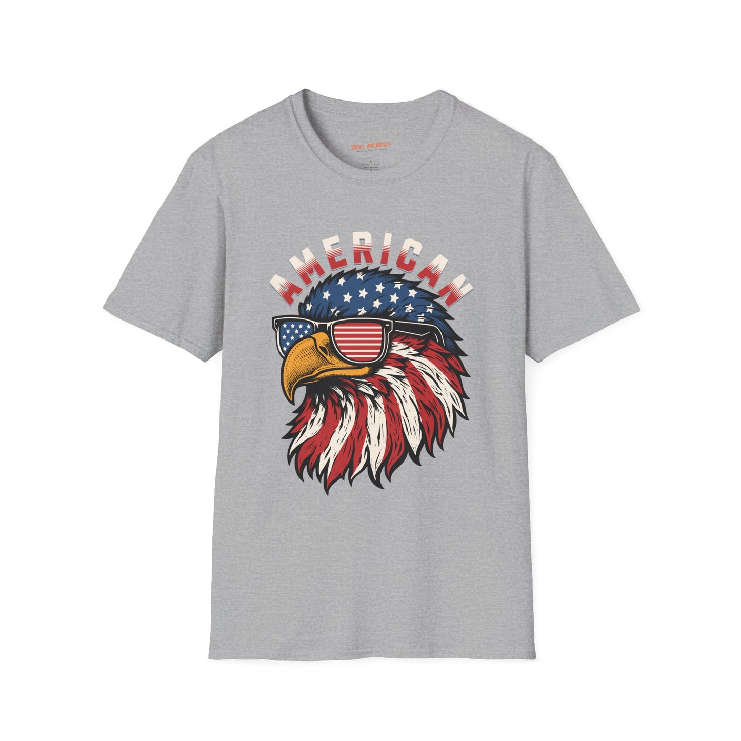 American Eagle USA Unisex Streetwear T-Shirt | American Graphic T-Shirt | Eagle Rebel Frequency