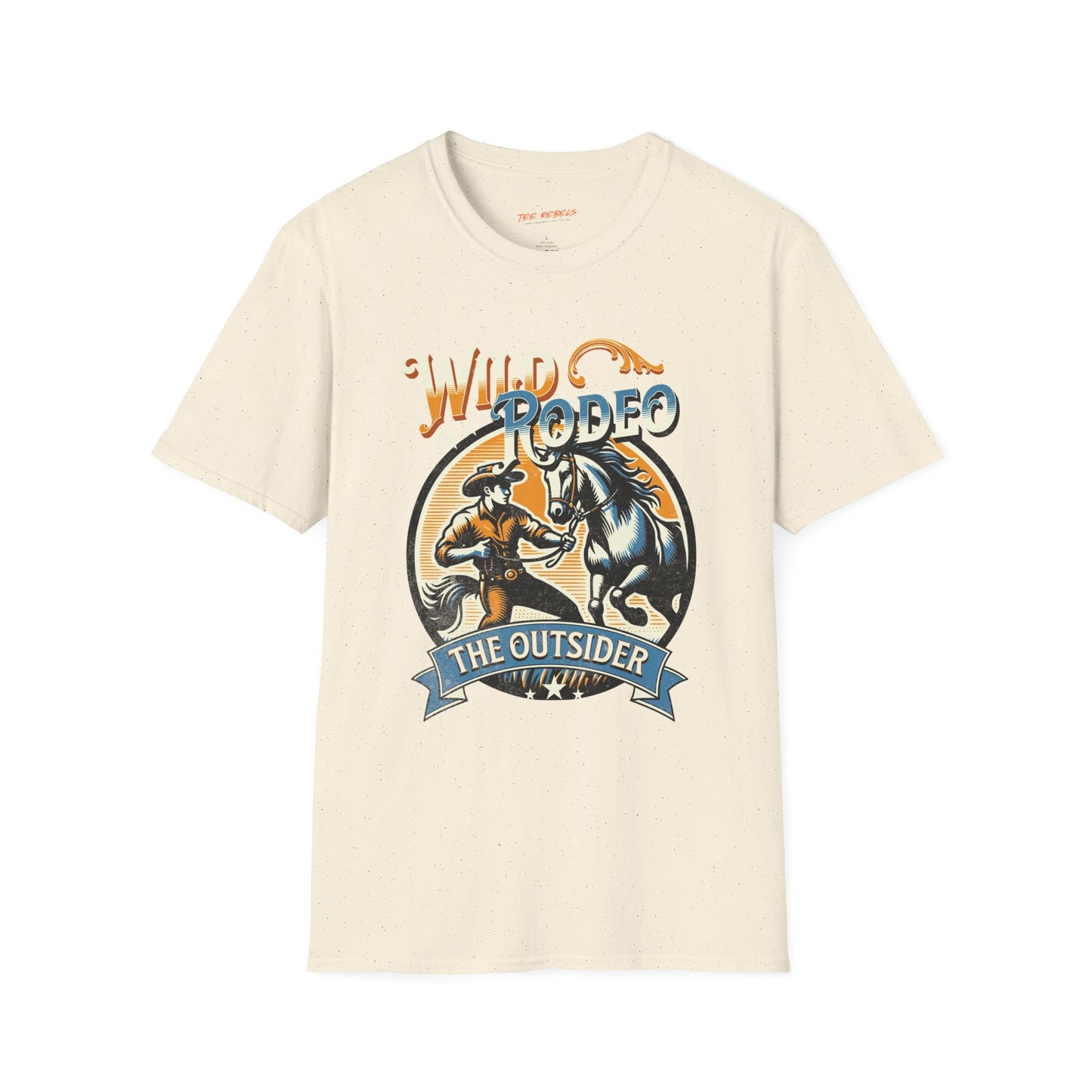 Wild Rodeo Graphic Unisex Streetwear T-Shirt, Western Graphic T-Shirt, Casual Wear, Rodeo Enthusiast Gift, Spread Love Theme