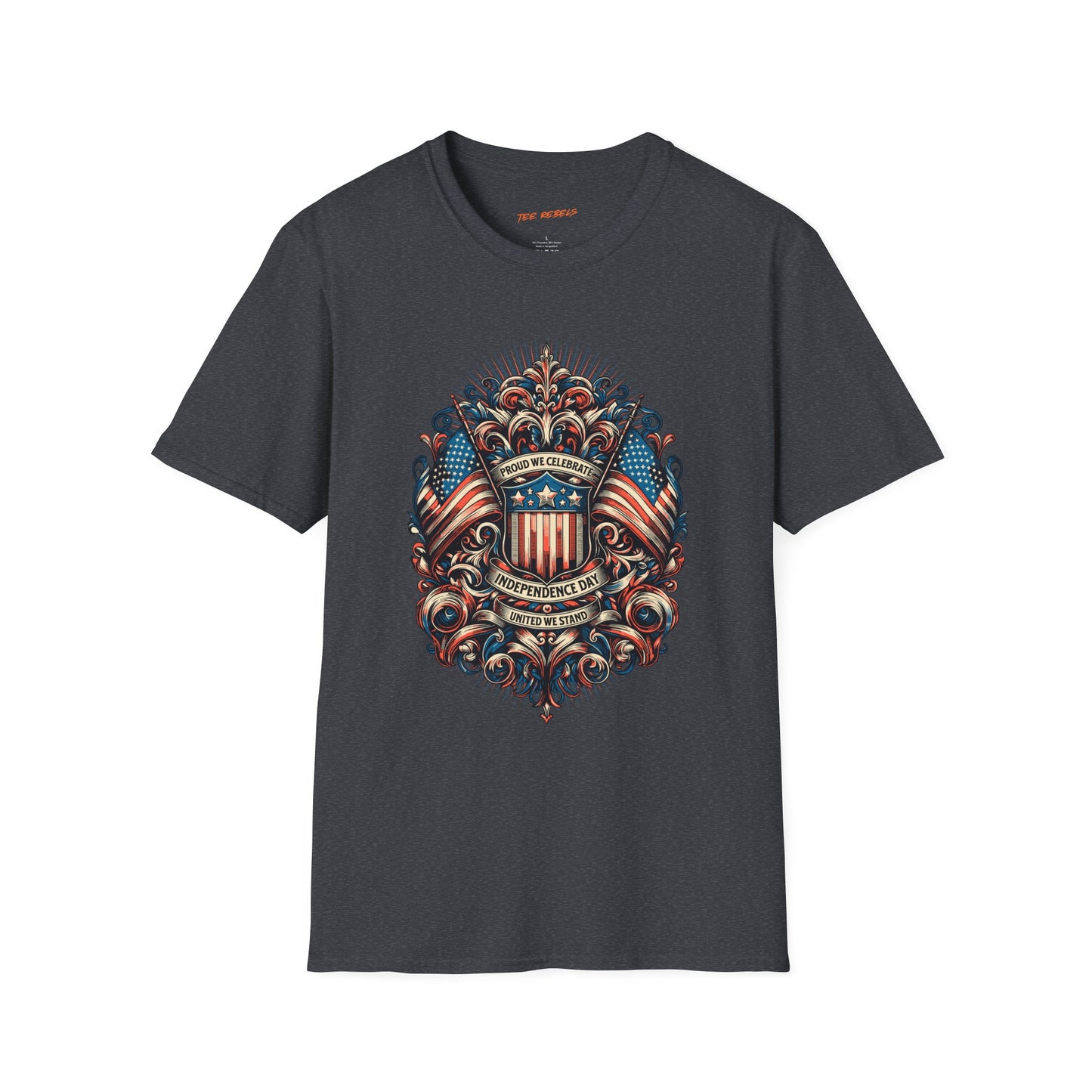 Patriotic Independence Day USA Unisex Streetwear T-Shirt | American Graphic T-Shirt | Patriotic Rebel Frequency
