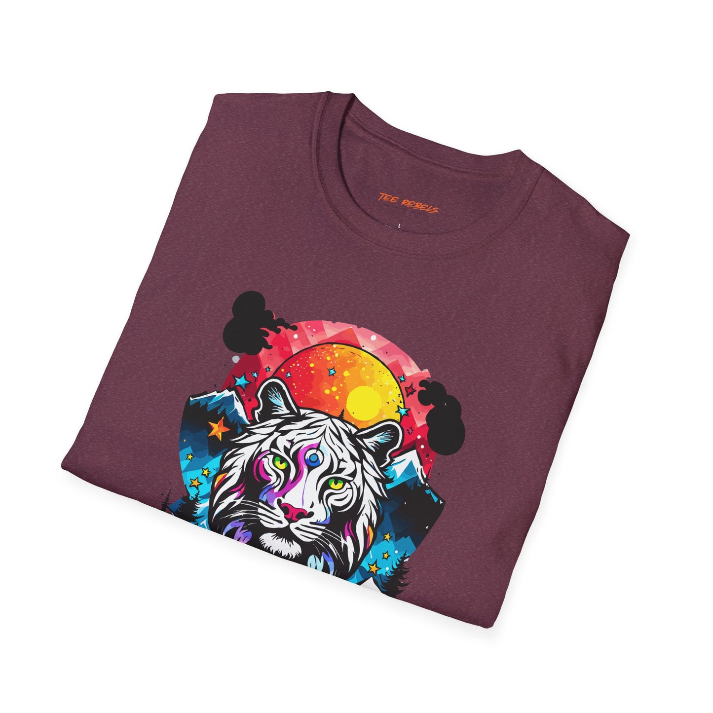 Mystic Tiger Teeshirt | Unisex Softstyle Tee for Nature Lovers | Tiger Frequency