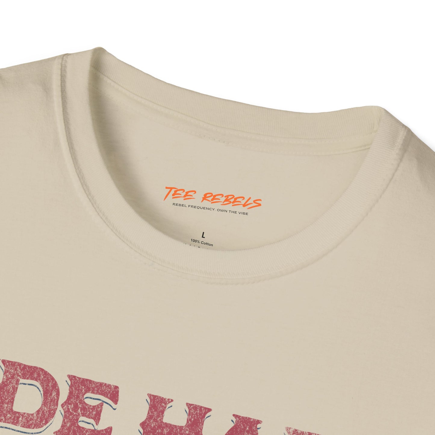 Ride Hard Live Free Unisex Streetwear T-Shirt | American Cowboy Graphic T-Shirt | Cowboy Rebel Frequency