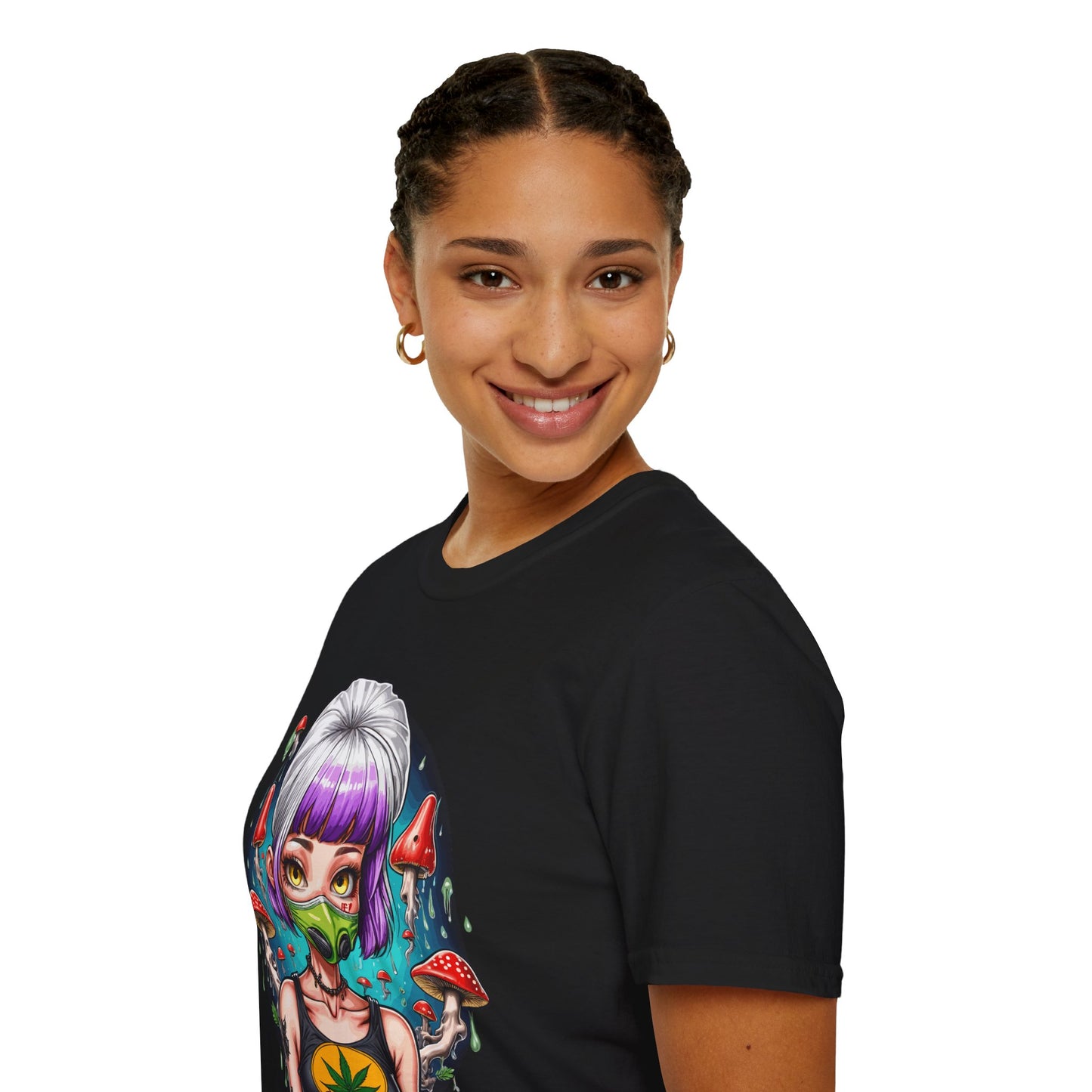 Psychedelic Punk Girl Unisex T-Shirt | Punk Rebel Frequency