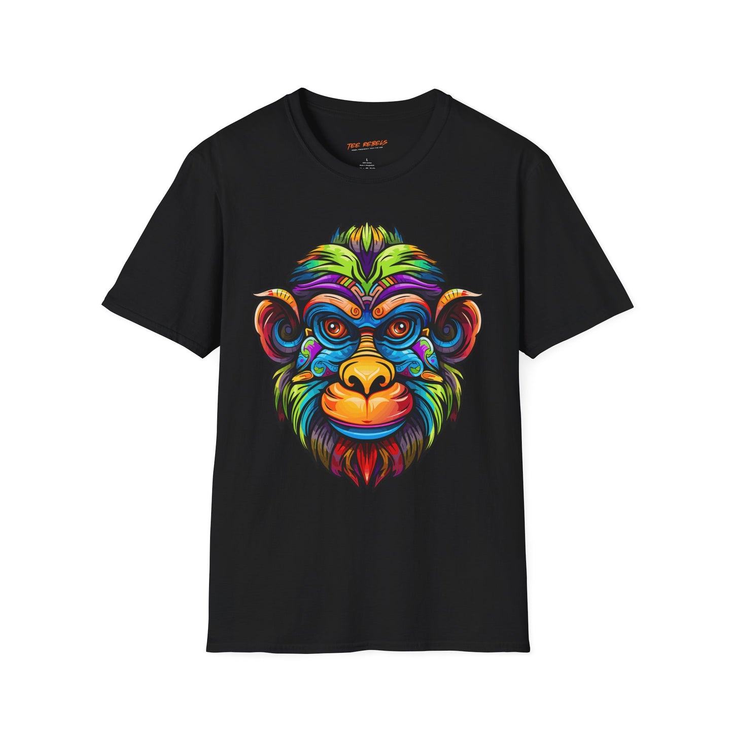 Psychedelic Gorilla Unisex T-Shirt | Gorilla Rebel Frequency
