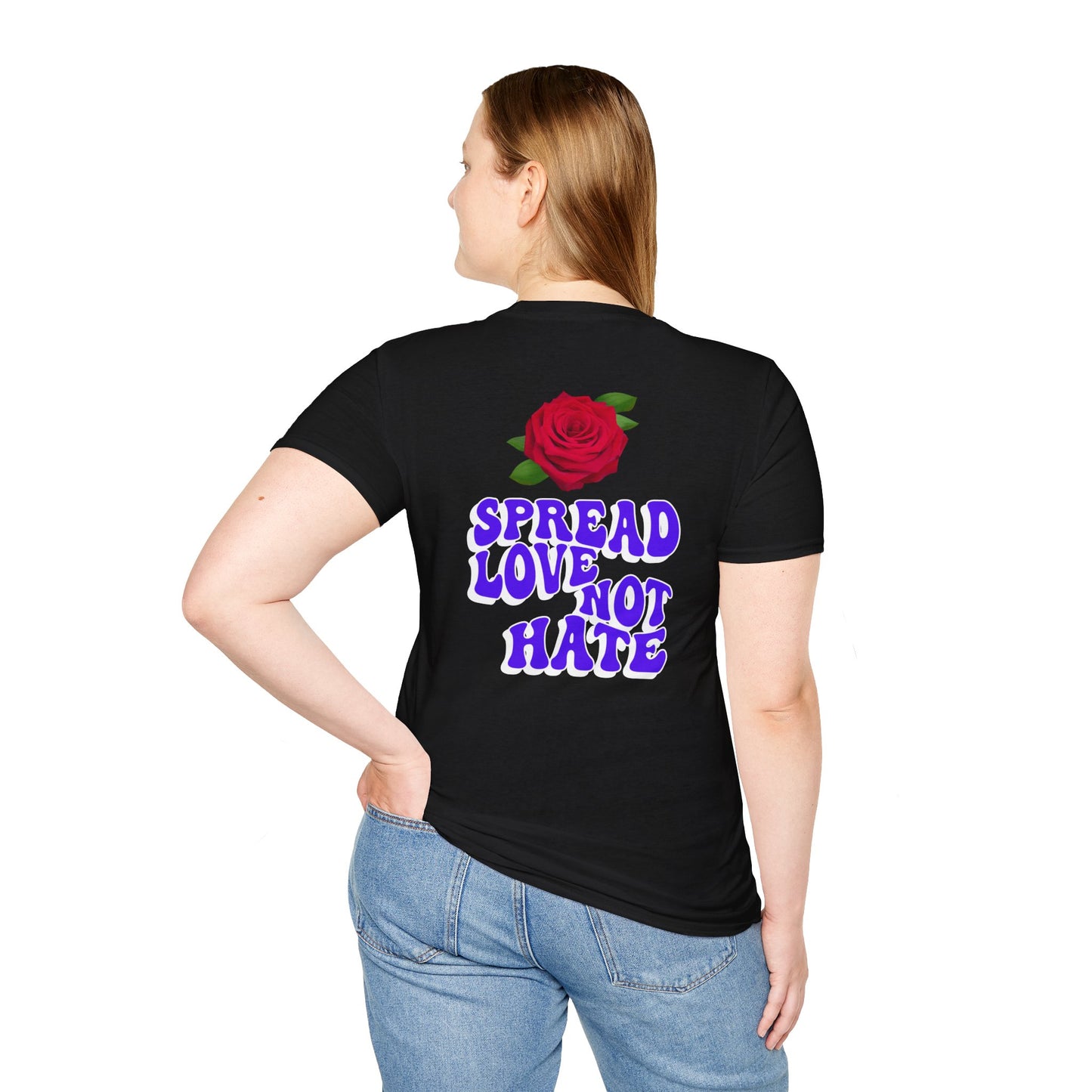 Psychedelic Cat Mandala Unisex Softstyle T-Shirt | Cat Rebel Frequency