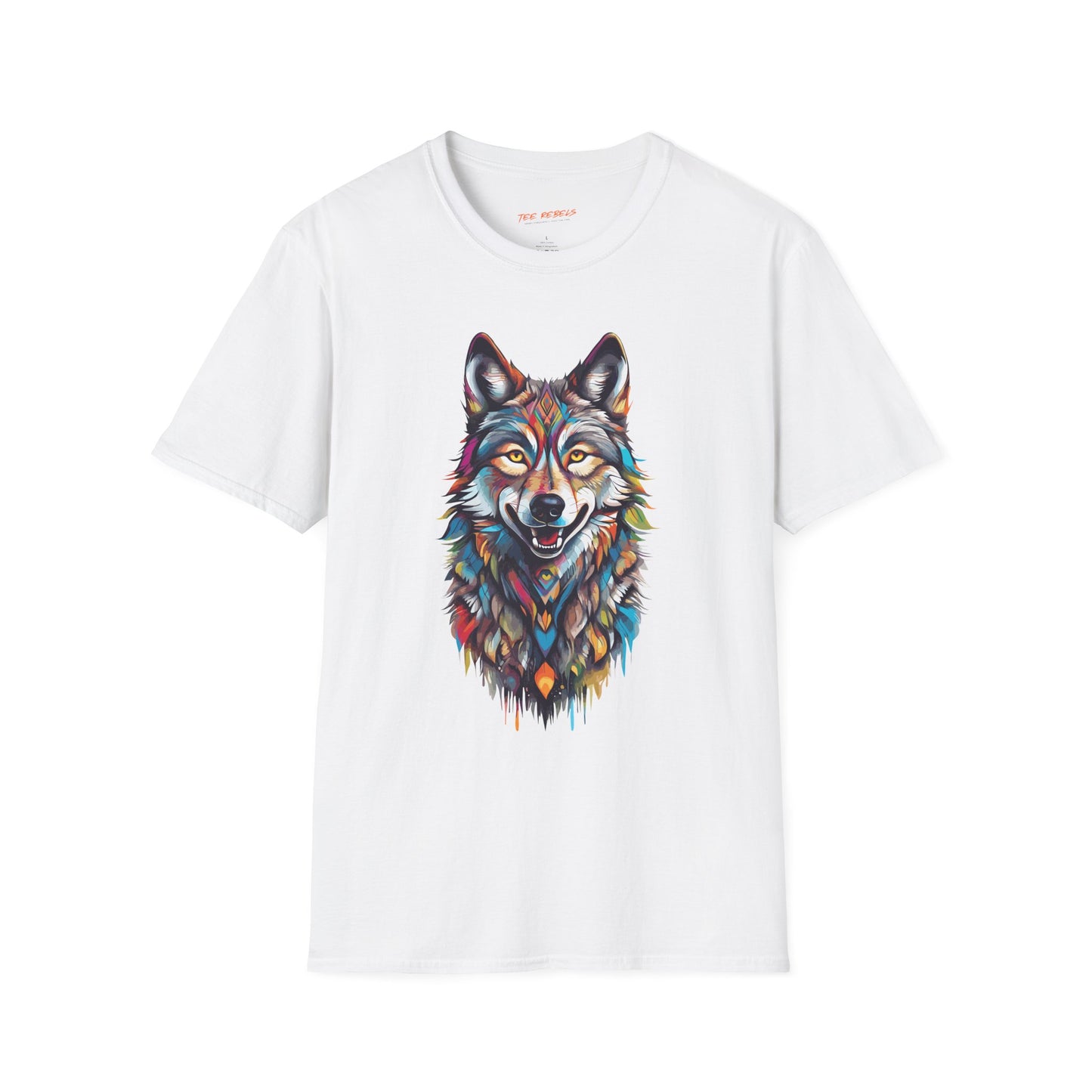 Psychedelic Wolf Unisex T-Shirt | Wolf Rebel Frequency