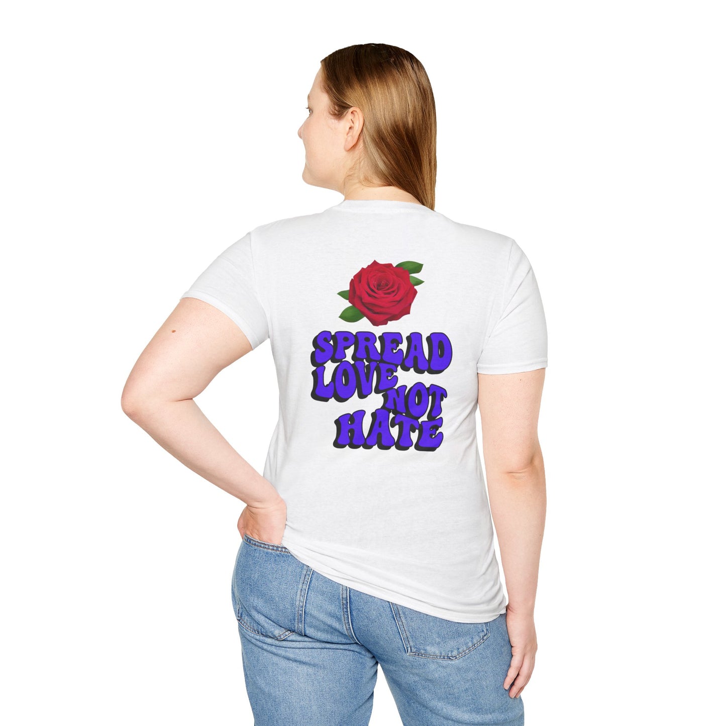 Vibrant Eagle Graphic Tee Unisex Softstyle T-Shirt | Eagle Rebel Frequency