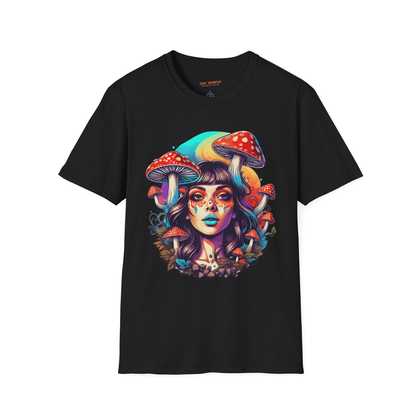 Psychedelic Fungi Lady Unisex T-Shirt | Fungi Rebel Frequency