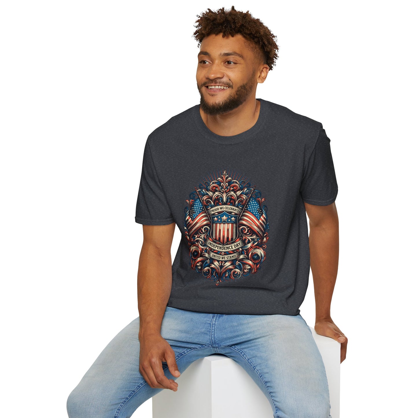 Patriotic Independence Day USA Unisex Streetwear T-Shirt | American Graphic T-Shirt | Patriotic Rebel Frequency