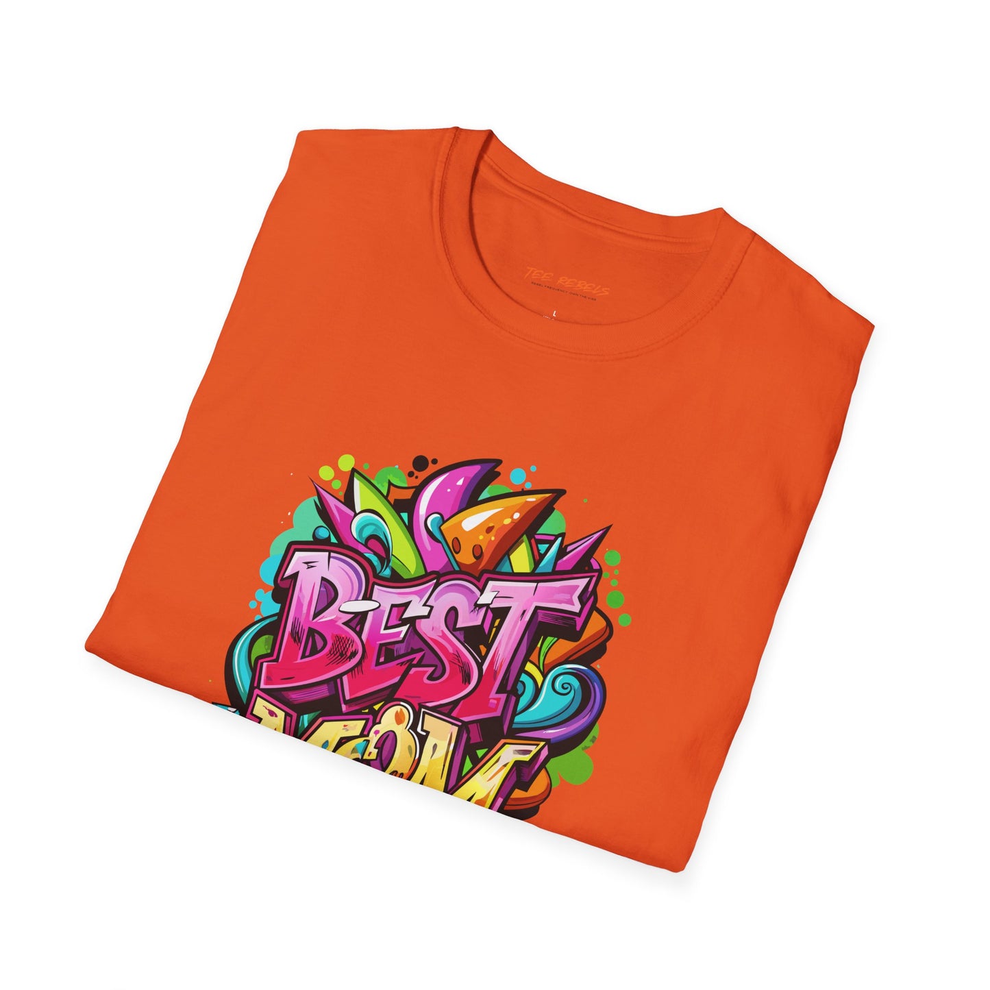 Best Mom Unisex Softstyle T-Shirt | Colorful, Fun Gift for Mother's Day