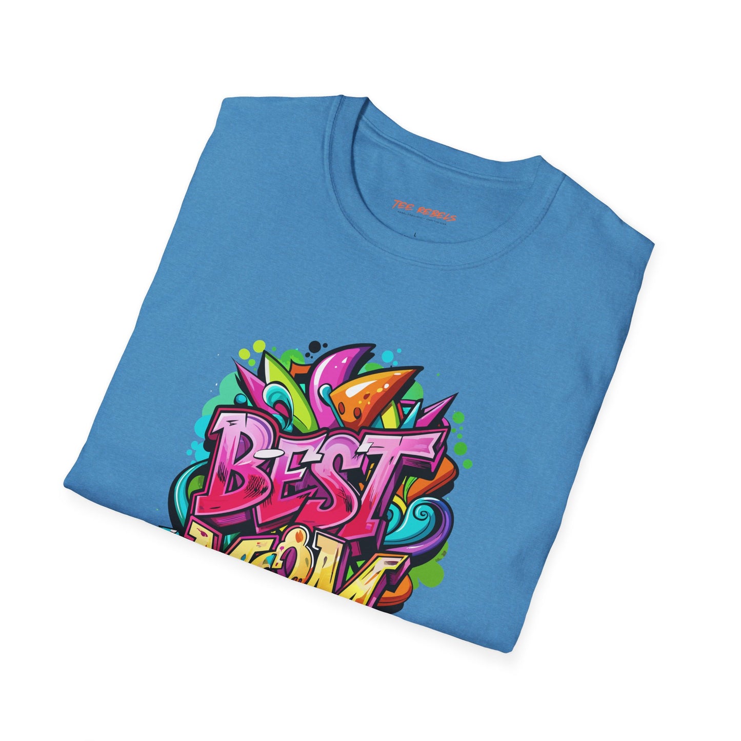 Best Mom Unisex Softstyle T-Shirt | Colorful, Fun Gift for Mother's Day