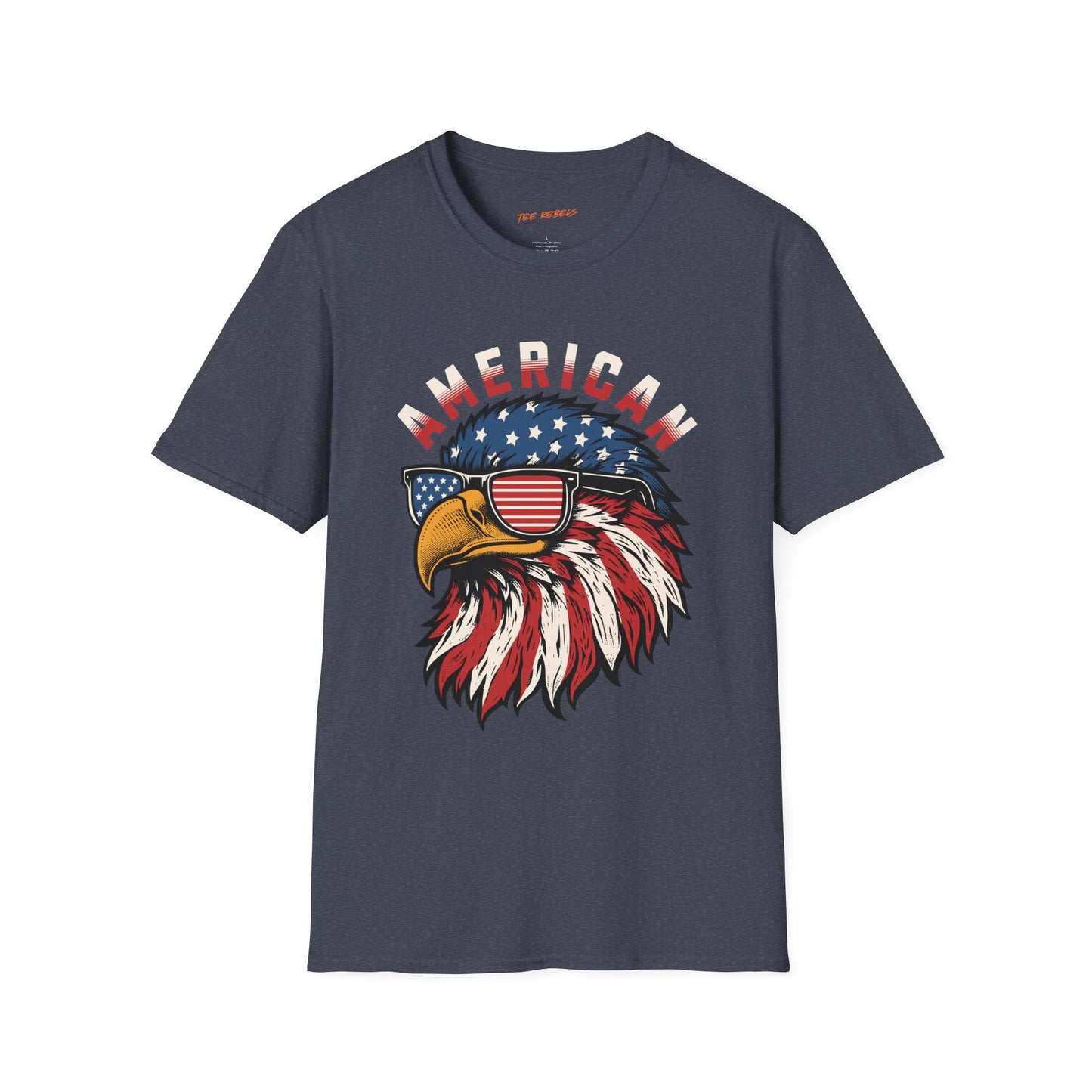 American Eagle USA Unisex Streetwear T-Shirt | American Graphic T-Shirt | Eagle Rebel Frequency