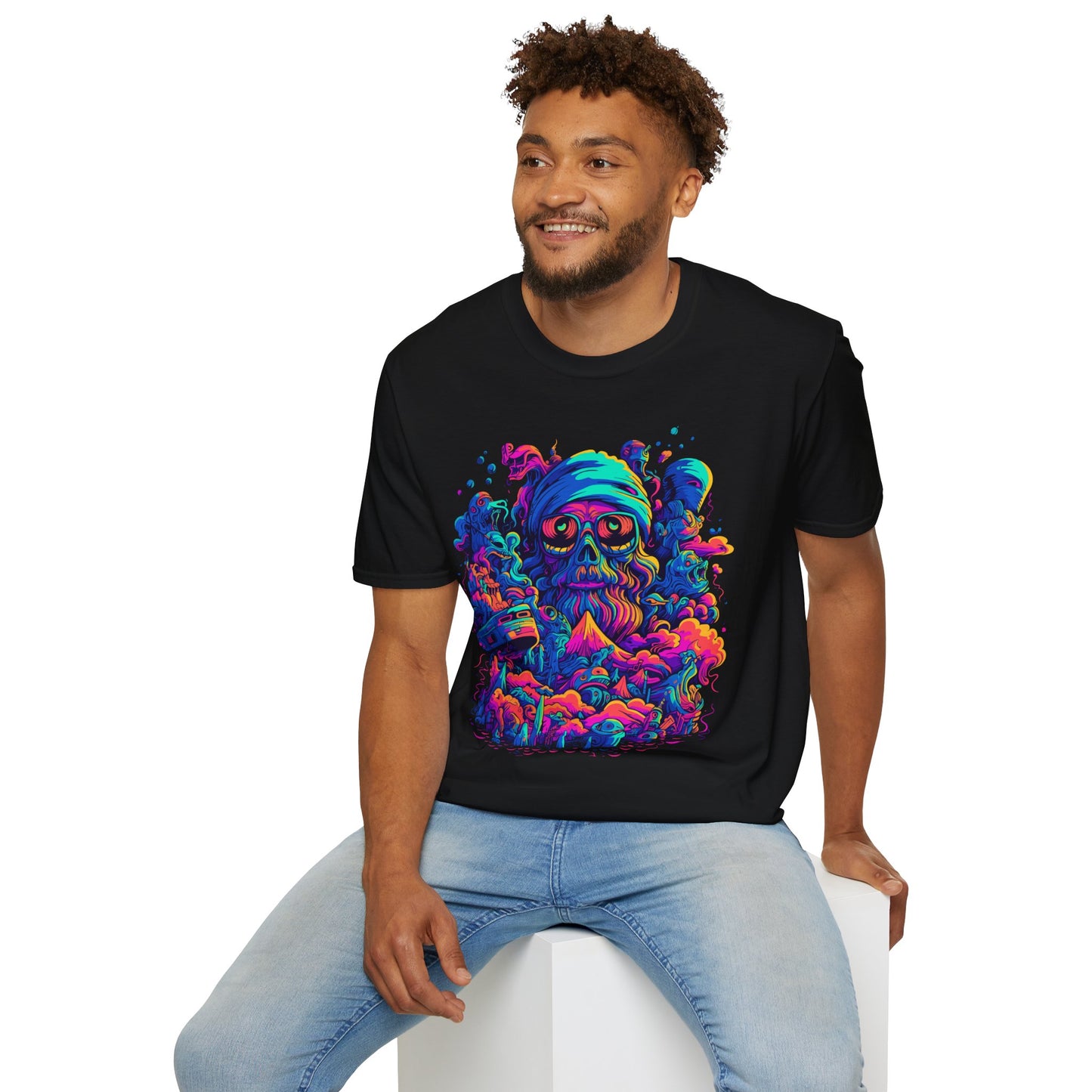 Psychedelic Sailor Man Unisex T-Shirt | Sailor Rebel Frequency