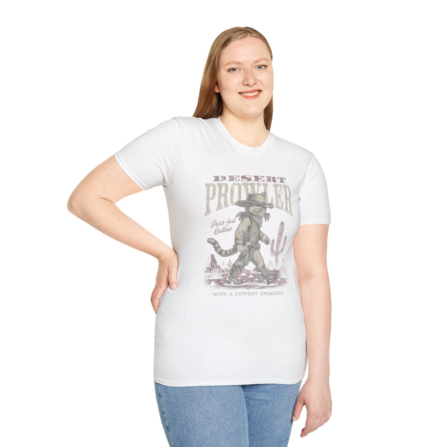 Desert Prowler Unisex Streetwear T-Shirt | American West Graphic T-Shirt | Desert Rebel Frequency