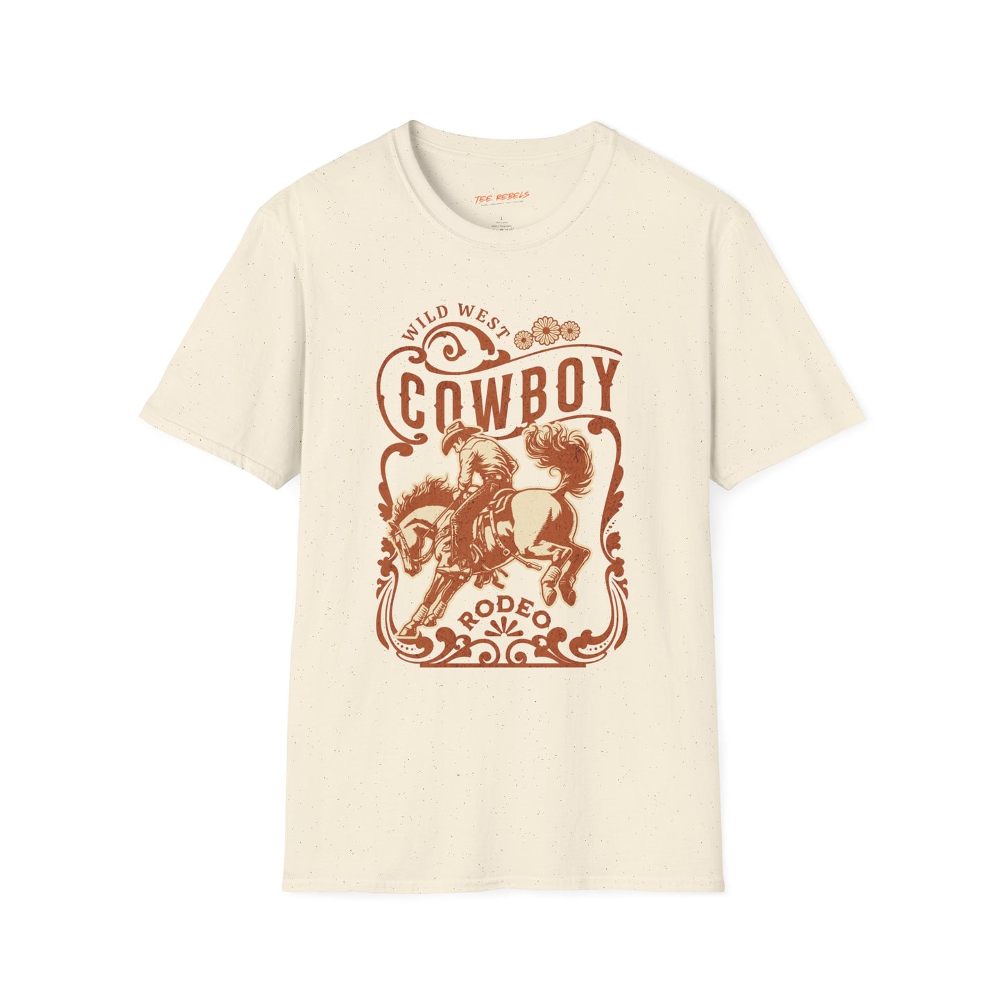 Vintage Cowboy Rodeo Graphic Unisex Streetwear T-Shirt, Spread Love T-Shirt, Western Apparel, Love-themed Gift, Rodeo T-Shirt