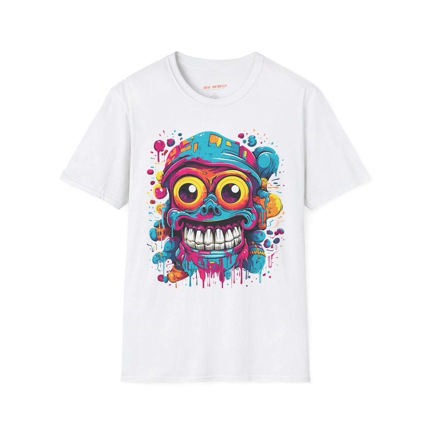 Psychedelic Smiley Eyez Unisex T-Shirt | Smiley Rebel Frequency