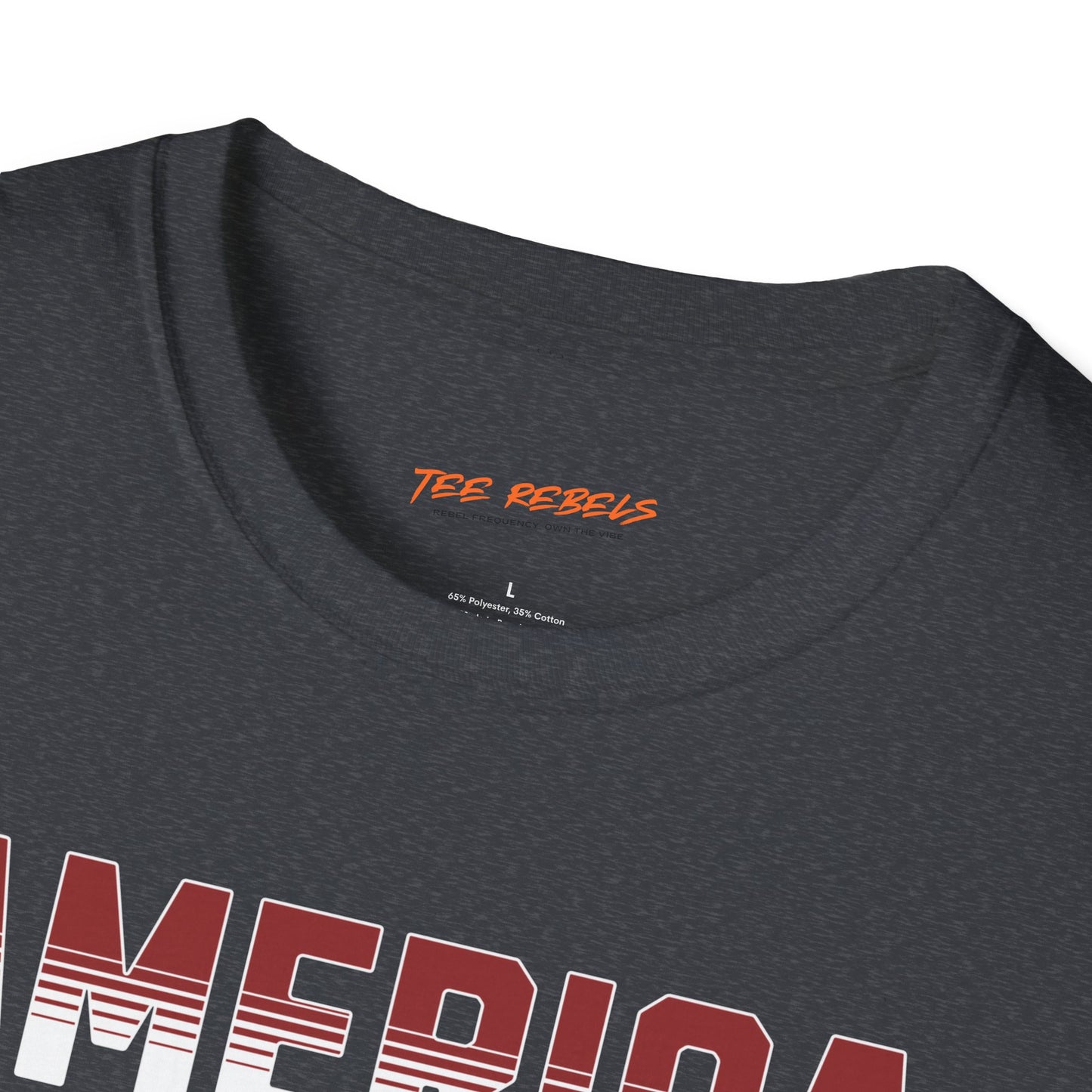 American Blonde Lady Independence Day Unisex Streetwear T-Shirt | America Graphic T-Shirt | Lady Rebel Frequency