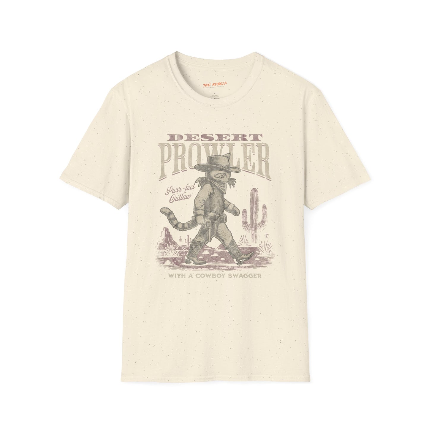 Desert Prowler Unisex Streetwear T-Shirt | American West Graphic T-Shirt | Desert Rebel Frequency