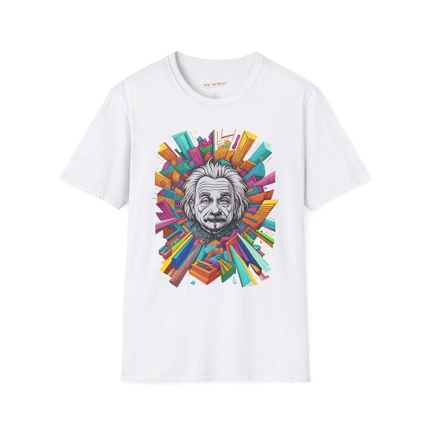 Psychedelic Albert Einstein Unisex T-Shirt | Einstein Rebel Frequency