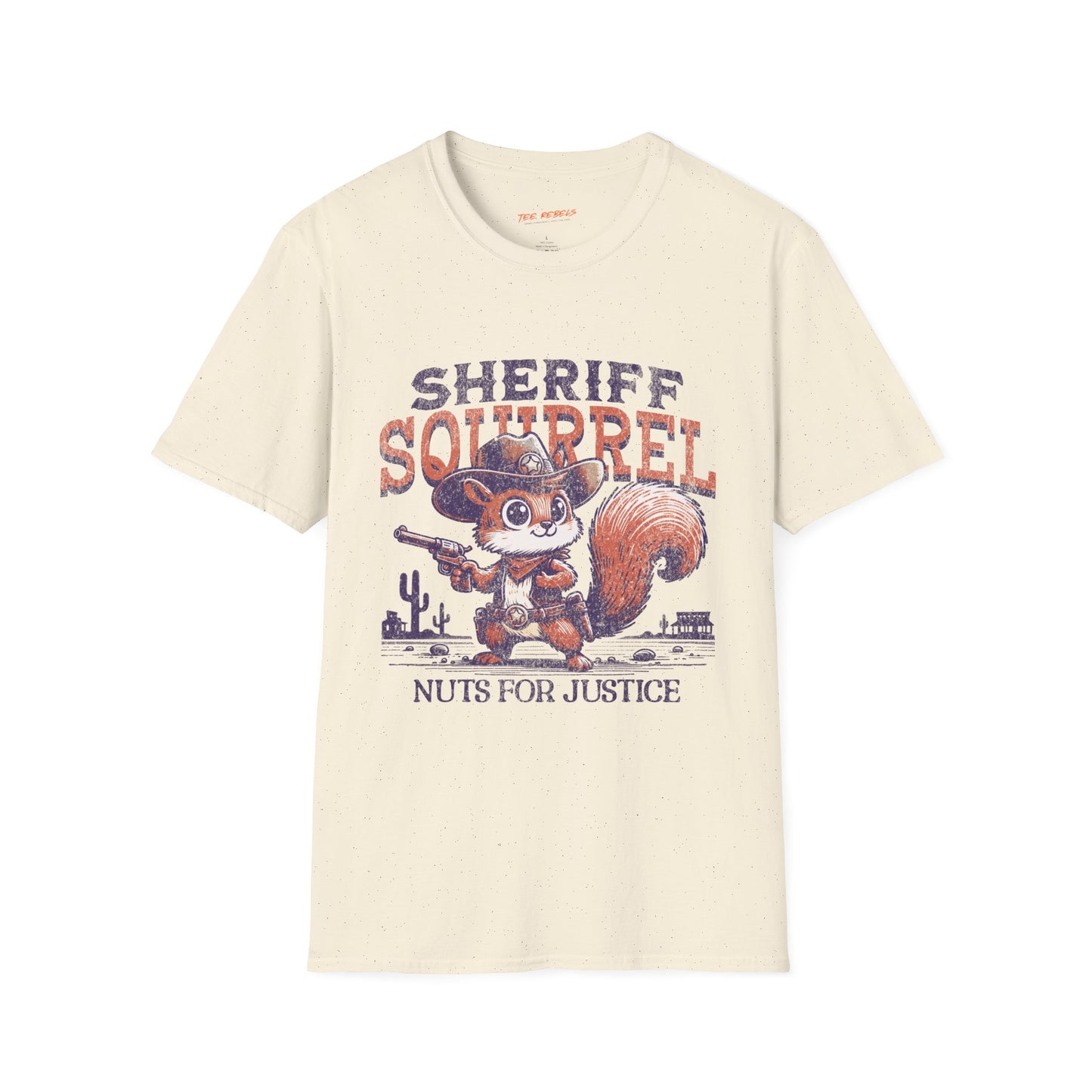 Sheriff Squirrel Humor T-Shirt, Spread Love Graphic Tee, Unisex Softstyle Shirt, Funny Wildlife Apparel, Gift for Animal Lovers, [...]