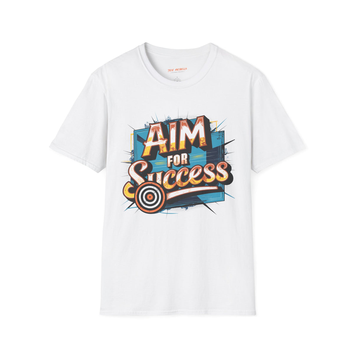 Motivational T-Shirt - Aim for Success Spread Love Graphic T-Shirt