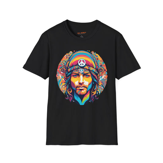 Psychedelic Peace Man Unisex Streetwear T-Shirt | Peace Rebel Frequency