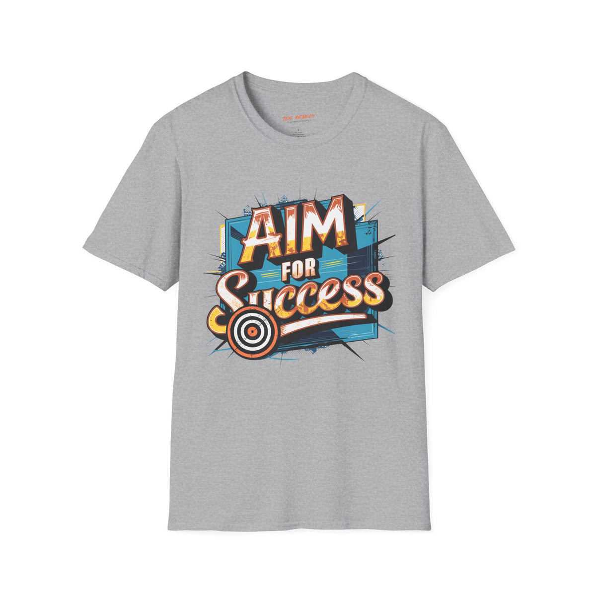 Motivational T-Shirt - Aim for Success Spread Love Graphic T-Shirt