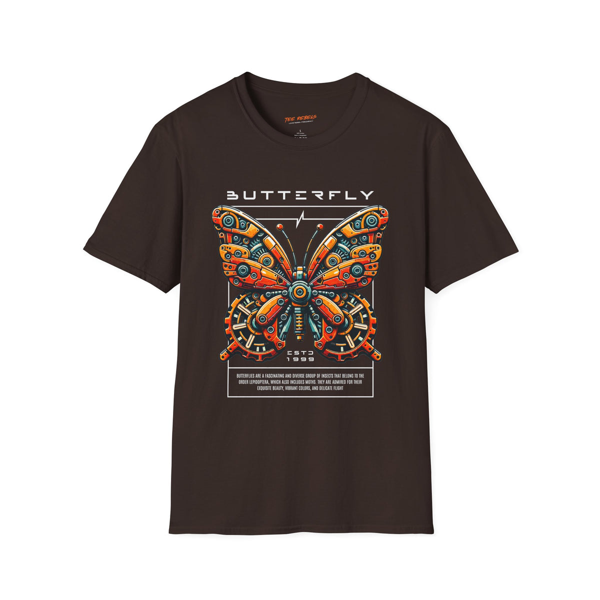 Retro Floral Butterfly Graphic Tee Spread - Love Rose T-Shirt
