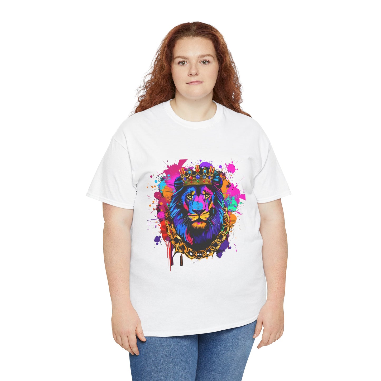 Royal Lion Graphic Unisex Heavy Cotton Tee | Lion Rebel Frequency