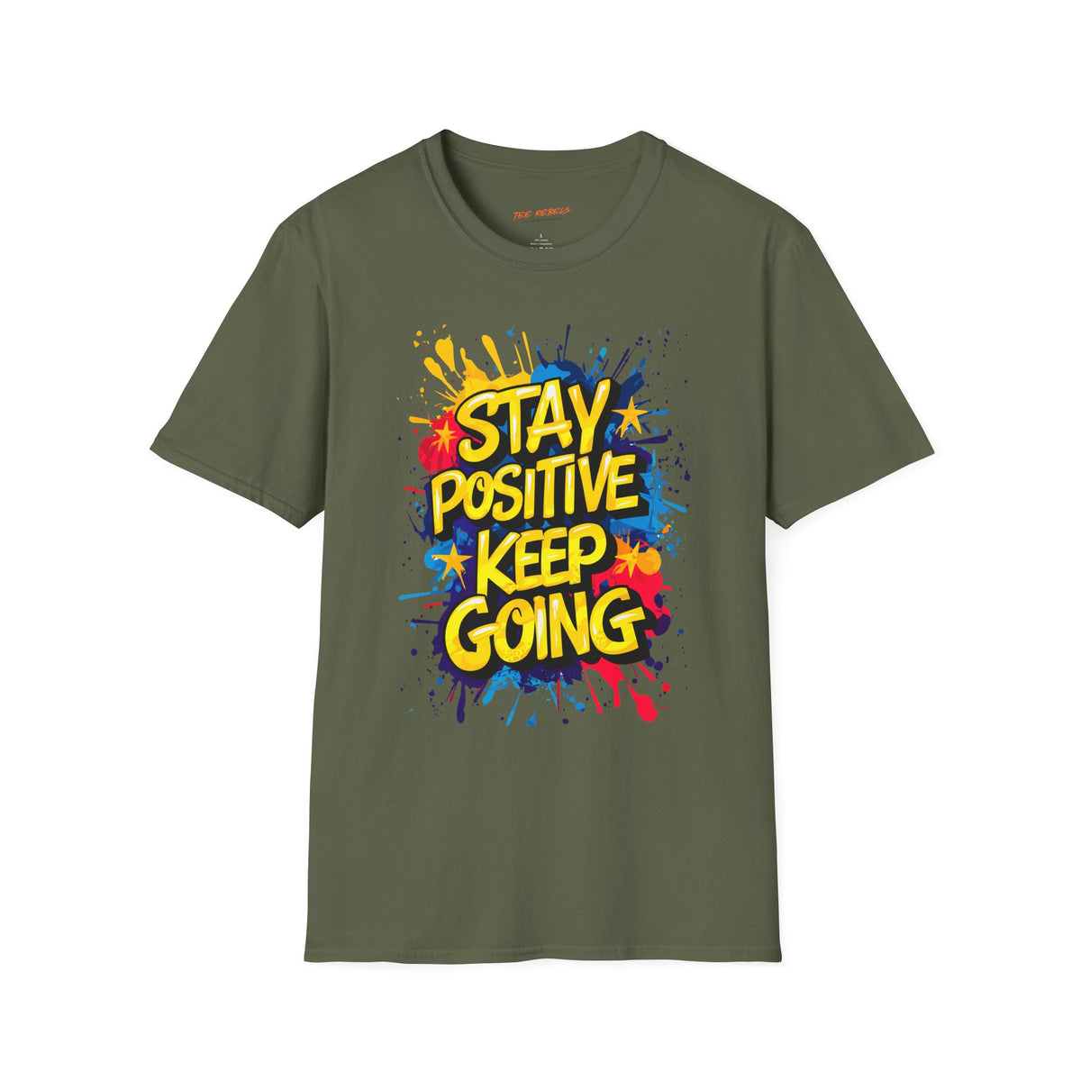 Motivational T-Shirt - Positive Affirmation T-Shirt – Stay Positive Keep Going & Spread Love Graphic T-Shirt
