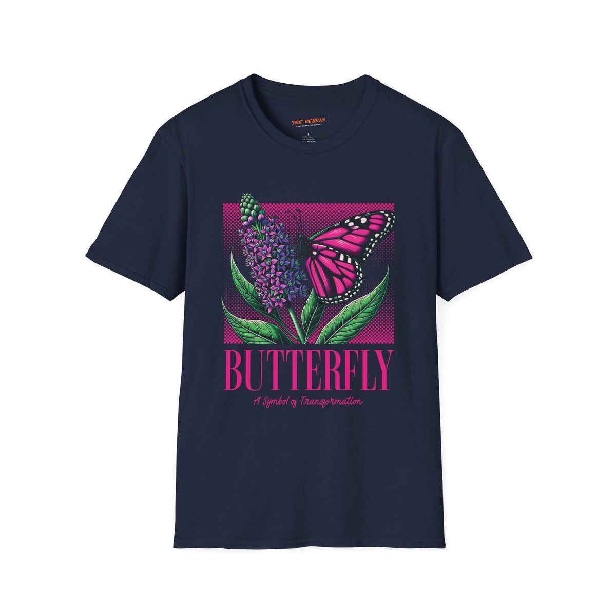 Spread Love Butterfly & Rose Graphic T-Shirt
