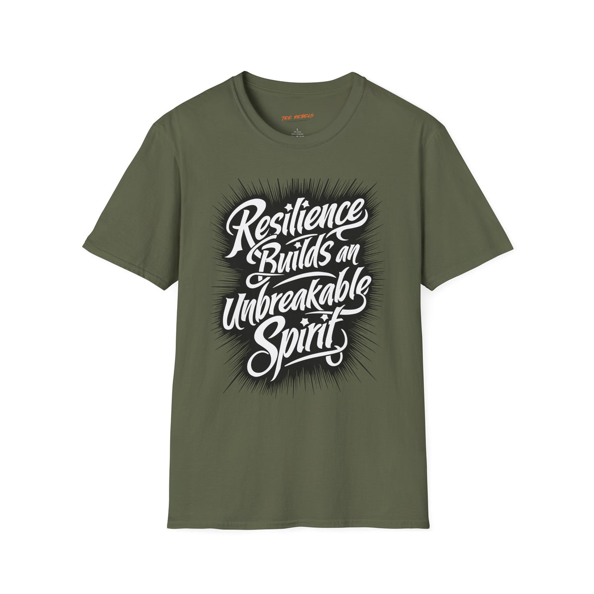 Motivational T-Shirt - Resilience Builds an Unbreakable Spirit & Spread Love Graphic T-Shirt