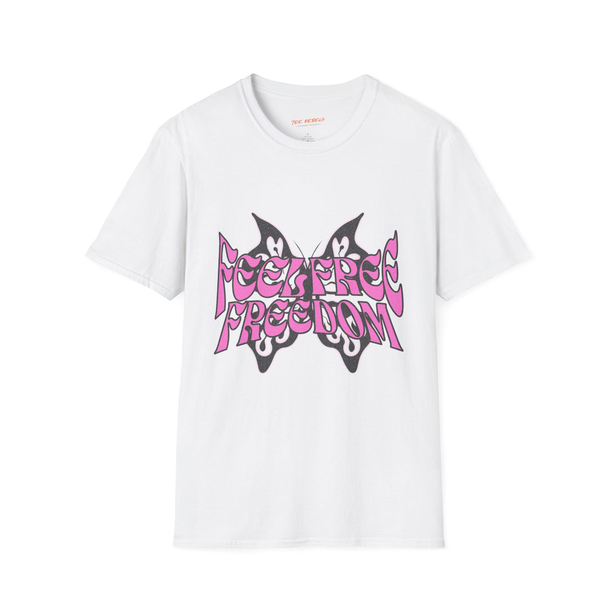 Feel Free & Freedom Butterfly Spread Love Graphic T-Shirt