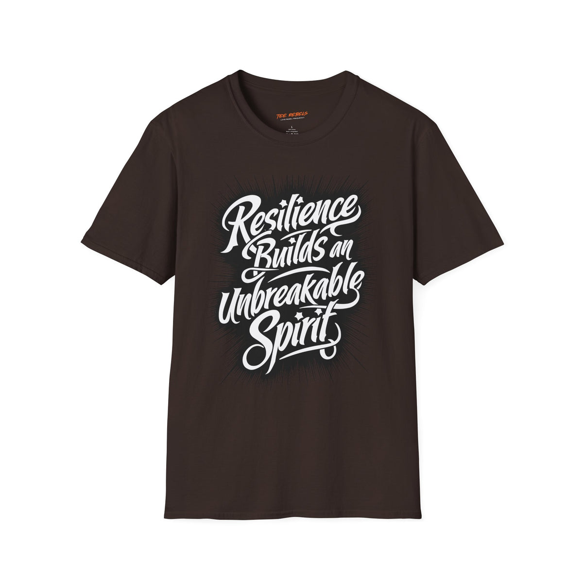 Motivational T-Shirt - Resilience Builds an Unbreakable Spirit & Spread Love Graphic T-Shirt