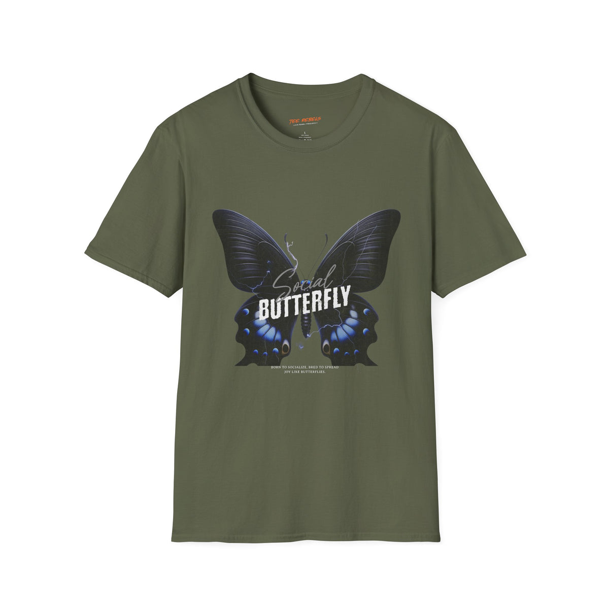 Social Butterfly Spread Love Graphic T-Shirt
