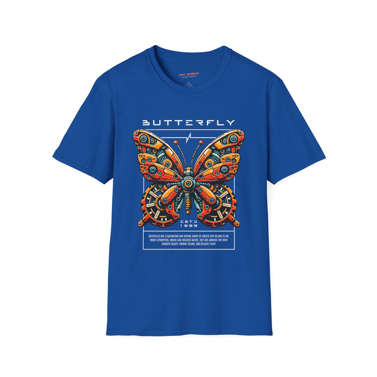 Retro Floral Butterfly Graphic Tee Spread - Love Rose T-Shirt