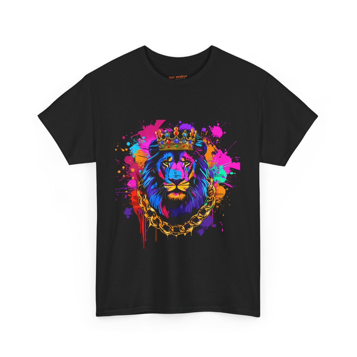 Royal Lion Graphic Unisex Heavy Cotton Tee | Lion Rebel Frequency