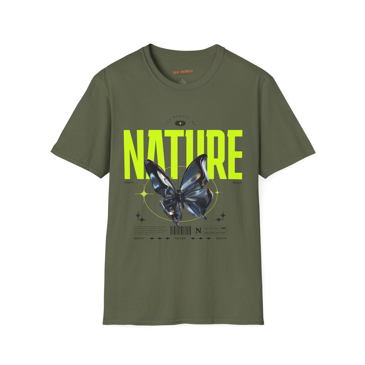 Nature & Spread Love Graphic T-Shirt
