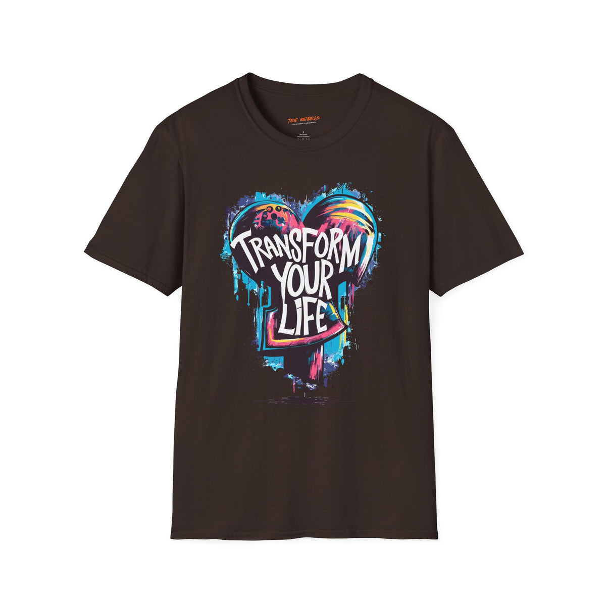 Motivational T-Shirt - Transform Your Life & Spread Love Graphic T-Shirt