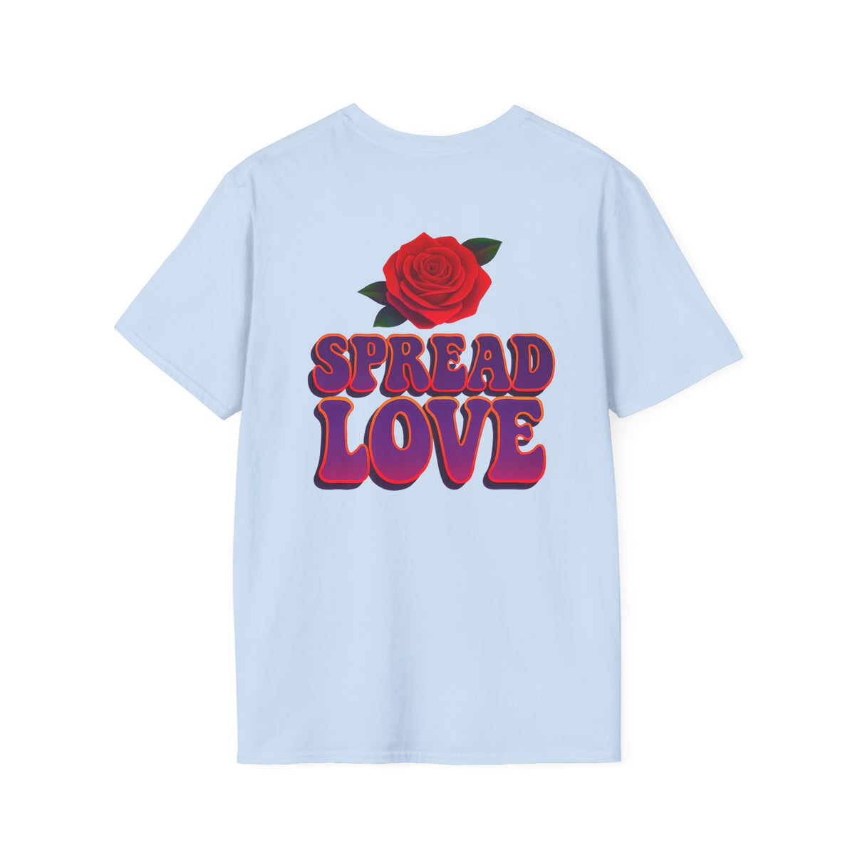 Butterfly Graphic Tee — "Spread Love" Rose Retro T-Shirt