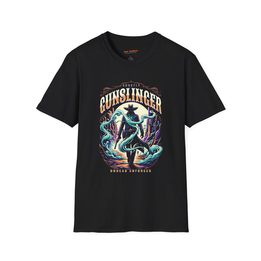 Gunslinger Unisex Streetwear T-Shirt | American Western Graphic T-Shirt | Gunslinger Rebel Frequency